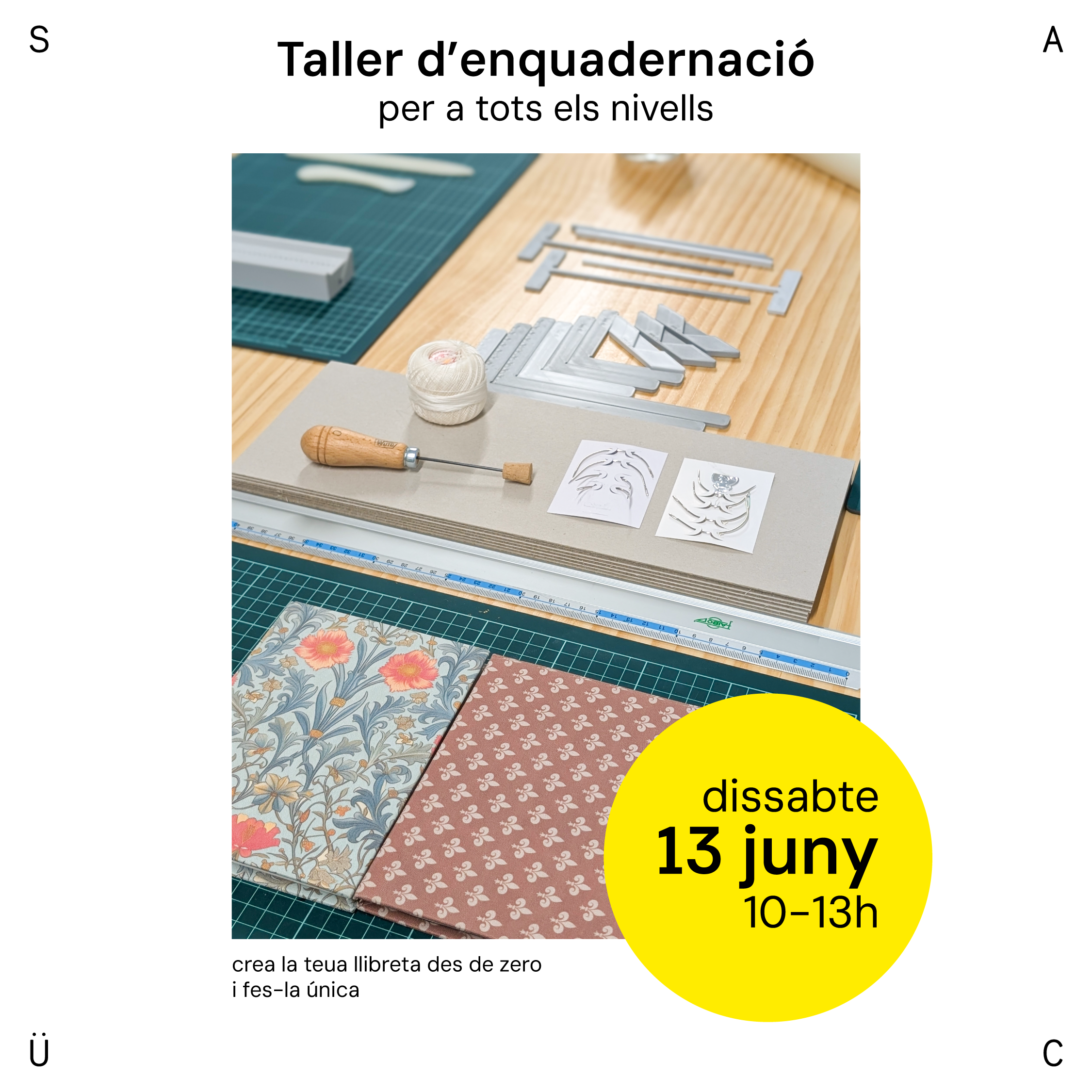 Taller d'enquadernació 13 juny