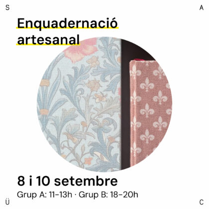Enquadernació artesanal. 8 i 10 SETEMBRE