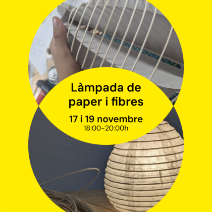 Làmpada de paper i fibres