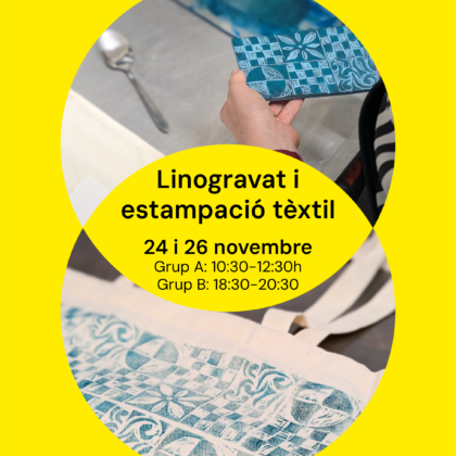 Linogravat i estampació tèxtil